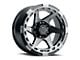 Blaque Diamond Wheels BD-O728 Gloss Black with Machine Face Wheel; 17x9 (18-24 Jeep Wrangler JL)