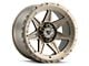 Blaque Diamond Wheels BD-O102 Matte Bronze Wheel; 17x9 (07-18 Jeep Wrangler JK)