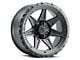 Blaque Diamond Wheels BD-O102 Matte Textured Black Wheel; 17x9 (07-18 Jeep Wrangler JK)