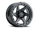 Blaque Diamond Wheels BD-O728 Matte Textured Black Wheel; 17x9 (07-18 Jeep Wrangler JK)