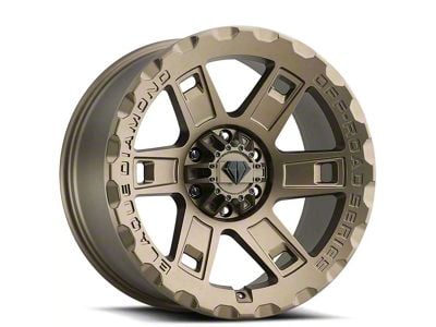 Blaque Diamond Wheels BD-O801 Matte Bronze Wheel; 20x10 (07-18 Jeep Wrangler JK)