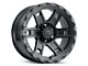 Blaque Diamond Wheels BD-O801 Matte Textured Black 6-Lug Wheel; 17x9; -12mm Offset (2024 Tacoma)