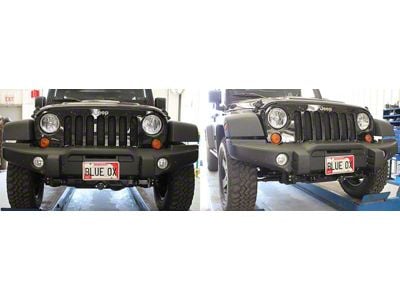 Blue Ox Tow Bar Baseplate (07-18 Jeep Wrangler JK w/ AEV Bumper)