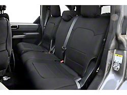 Body Armor 4x4 Rear Seat Covers; Black (21-24 Bronco 4-Door)