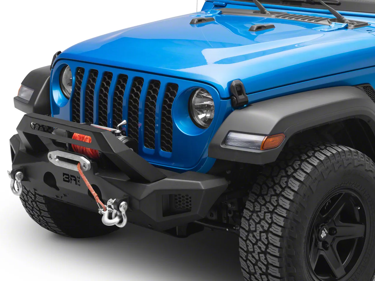 Body Armor 4x4 Jeep Gladiator Orion Mid-Width Front Bumper JP-19536 (20 ...