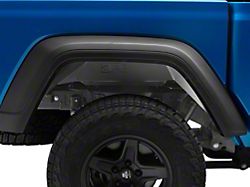 Body Armor 4x4 Rear Fender Liners; Textured Black (20-24 Jeep Gladiator JT)