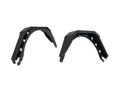 Body Armor 4x4 Rear Fender Flares; Textured Black (18-25 Jeep Wrangler JL)