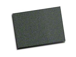 Boom Mat Sound Deadening Headliner; 0.50-Inch Thick; Black Original Finish (Universal; Some Adaptation May Be Required)