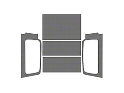 Boom Mat Sound Deadening Headliner Kit; Gray Original Finish (04-06 Jeep Wrangler TJ Unlimited)