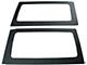 Boom Mat Sound Deadening Rear Side Window Kit; Black Leather Look (11-18 Jeep Wrangler JK 2-Door w/ Hard Top)