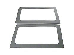 Boom Mat Sound Deadening Rear Side Window Kit; Gray Original Finish (11-18 Jeep Wrangler JK 2-Door w/ Hard Top)