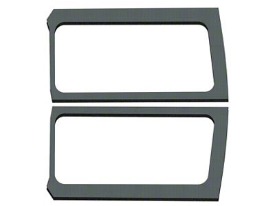 Sound Deadening Rear Side Window Kit; Gray Original Finish (18-24 Jeep Wrangler JL 2-Door w/ Hard Top)