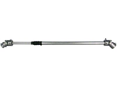 Borgeson Telescopic Steering Shaft without Vibration Reducer; Steel (76-86 Jeep CJ7 w/ Manual Steering)