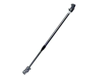 Borgeson Telescopic Steering Shaft without Vibration Reducer; Steel (76-86 Jeep CJ7 w/ Power Steering)