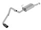 Borla S-Type Single Exhaust System with Black Chrome Tip; Side Exit (05-19 4.0L Frontier)