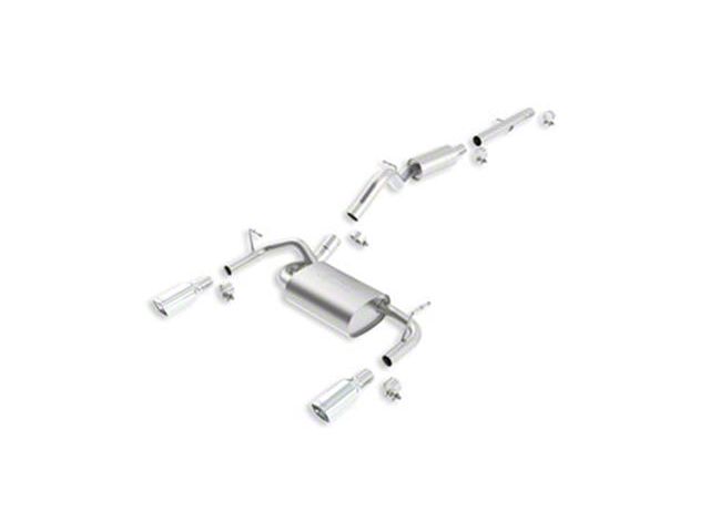 Borla Touring Cat-Back Exhaust with Chrome Tips (12-18 Jeep Wrangler JK 2-Door)