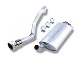 Borla Touring Cat-Back Exhaust with Polished Tip (00-06 2.5L or 4.0L Jeep Wrangler TJ)