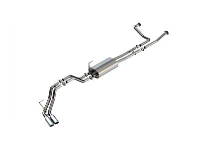 Borla S-Type Dual Exhaust System with Chrome Tips; Same Side Exit (16-24 5.6L Titan XD)