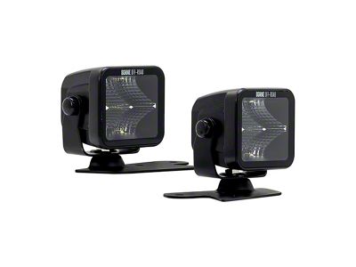 Borne Off-Road 2-Piece Ditch LED Light Pods; Flood Beam (21-24 Bronco w/o Upfitter Switches)