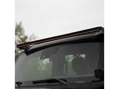 Borne Off-Road 10-Inch Single Row Straight LED Light Bar; Combo Spot/Flood Beam (Universal; Some Adaptation May Be Required)