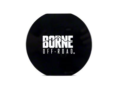 Borne Off-Road 7-Inch Round Light Cover; Black