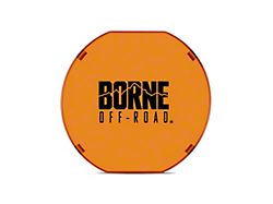 Borne Off-Road 7-Inch Round Light Cover; Amber