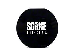 Borne Off-Road 7-Inch Round Light Cover; Black