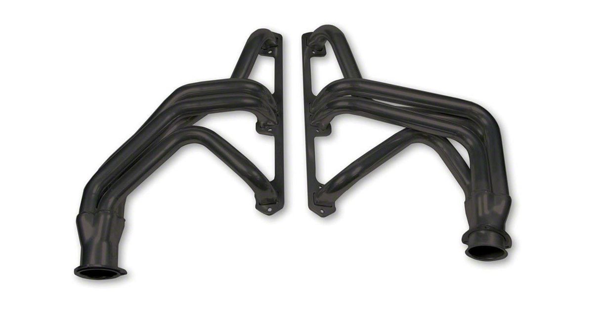 Bous Performance Jeep Wrangler Long Tube Headers; Black H61805BK (76-81 ...