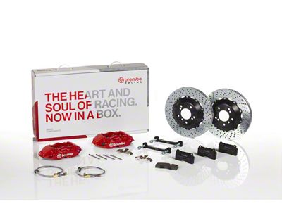 Brembo GT Series 4-Piston Rear Big Brake Kit with 15-Inch 2-Piece Cross Drilled Rotors; Black Calipers (11-21 Jeep Grand Cherokee WK2, Excluding SRT, SRT8 & Trackhawk)