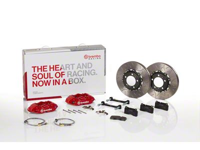 Brembo GT Series 4-Piston Rear Big Brake Kit with 15-Inch 2-Piece Type 3 Slotted Rotors; Black Calipers (11-21 Jeep Grand Cherokee WK2, Excluding SRT, SRT8 & Trackhawk)