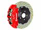 Brembo GT Series 8-Piston Front Big Brake Kit with 16.20-Inch 2-Piece Cross Drilled Rotors; Red Calipers (18-21 Jeep Grand Cherokee WK2 Trackhawk)