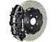 Brembo GT Series 6-Piston Front Big Brake Kit with 14.40-Inch 2-Piece Cross Drilled Rotors; Black Calipers (07-18 Jeep Wrangler JK)