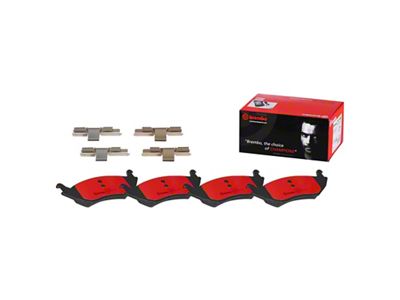 Brembo NAO Ceramic Brake Pads; Front Pair (16-22 Titan XD)