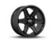 Brink Wheels Fang Nocturnal Black 6-Lug Wheel; 20x9; 18mm Offset (04-15 Titan)