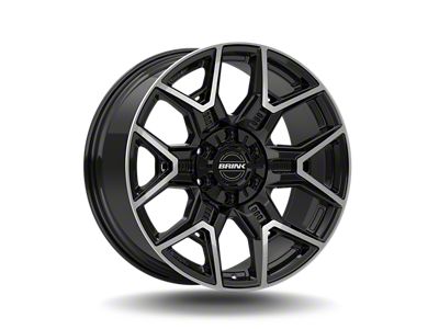 Brink Wheels Insurgent Machined Piano Black 6-Lug Wheel; 20x9; 0mm Offset (04-15 Titan)