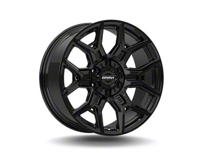 Brink Wheels Insurgent Piano Black 6-Lug Wheel; 20x9; 0mm Offset (04-15 Titan)