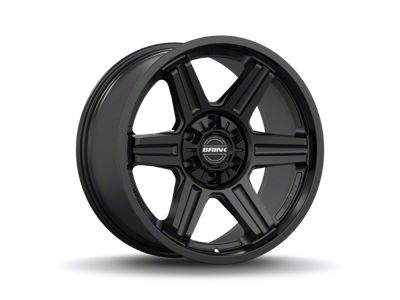 Brink Wheels Fang Nocturnal Black 6-Lug Wheel; 20x9; 18mm Offset (05-15 Tacoma)