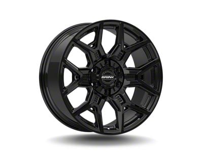 Brink Wheels Insurgent Piano Black 6-Lug Wheel; 20x9; 18mm Offset (05-15 Tacoma)