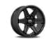 Brink Wheels Fang Nocturnal Black 6-Lug Wheel; 20x9; 0mm Offset (10-24 4Runner)