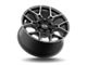 Brink Wheels Insurgent Smoke Machined Titanium 6-Lug Wheel; 22x10; 12mm Offset (2024 Tacoma)