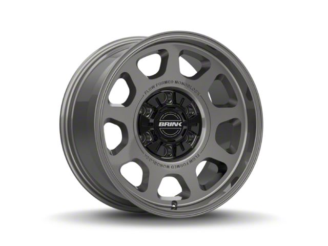 Brink Wheels Alpine Vivid Titanium Wheel; 17x8.5 (20-24 Jeep Gladiator JT)