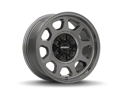 Brink Wheels Alpine Vivid Titanium Wheel; 17x8.5; 0mm Offset (99-04 Jeep Grand Cherokee WJ)