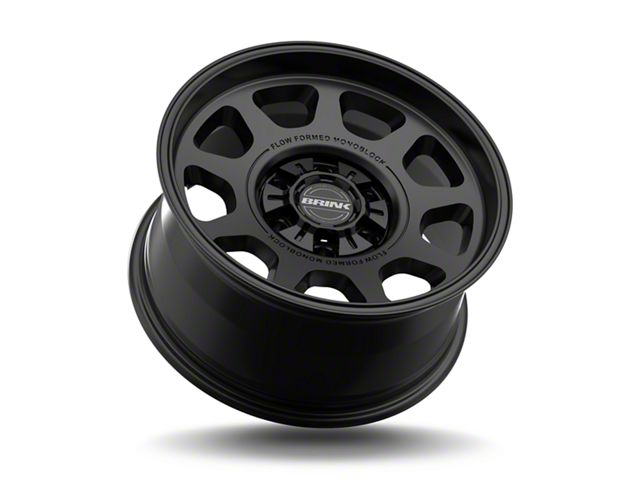 Brink Wheels Alpine Nocturnal Black Wheel; 17x9 (18-24 Jeep Wrangler JL)