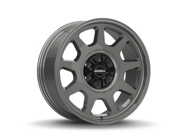 Brink Wheels Alpine Vivid Titanium Wheel; 20x9 (18-24 Jeep Wrangler JL)