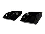 BroncBuster Rear Shock Skid Plates; Shadow Black (21-25 Bronco)