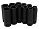 1/2-Inch Drive Impact Socket; Metric; 11-Piece Set