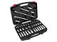 1/2-Inch Drive SAE/Metric Ratchet and Socket Set; 40-Piece Set