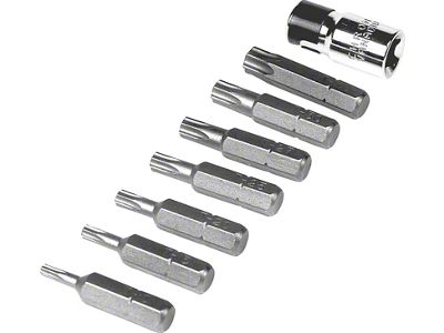 1/4-Inch Drive Torx Bit Socket Set; 7-Piece Set