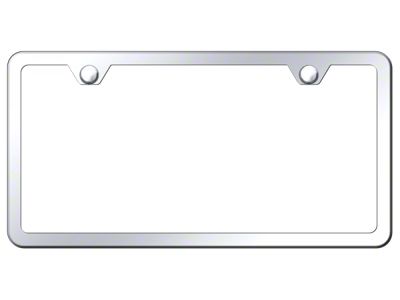 2-Hole Slimline License Plate Frame (Universal; Some Adaptation May Be Required)