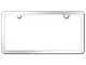 2-Hole Slimline License Plate Frame (Universal; Some Adaptation May Be Required)